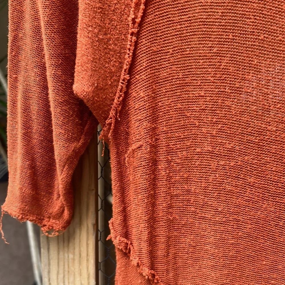 Free People Intimately Weekend Layer Top Tunic in Burnt Orange